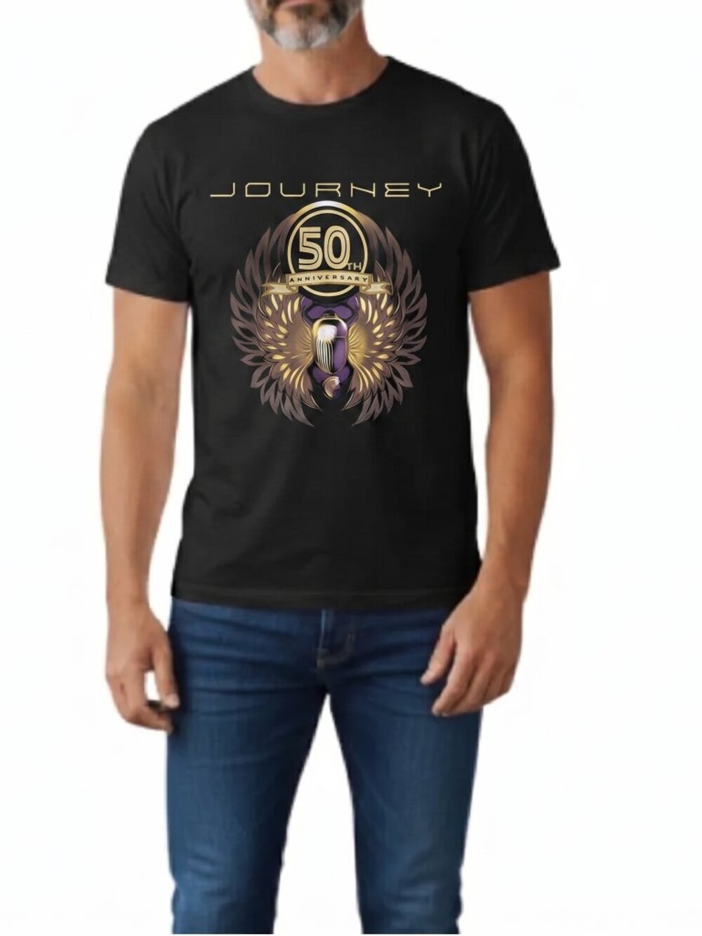 Journey 50th Anniversary  band TShirt (LARGE)